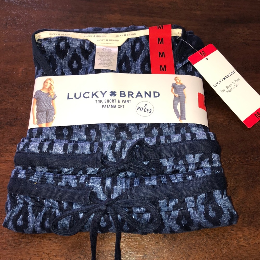 New Lucky Brand Pajama Set (3 pieces)